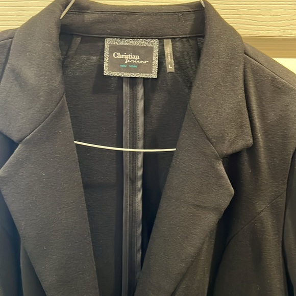 Christian Siriano Women’s Large suit blazer jacket in black - Picture 3 of 3